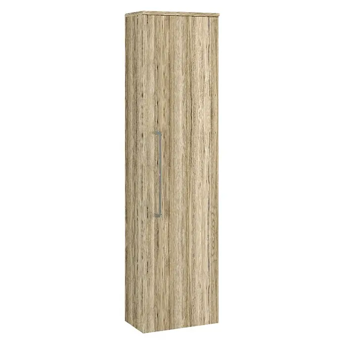 Camargue Orion Hochschrank - 40,2 x 22 x 148,6 cm, Sanremo Rustico - Schrank mit Holzmuster und Griff, ideal zur Aufbewahrung in jedem Raum. Erhältlich in verschiedenen Ausführungen für Ihr Zuhause.