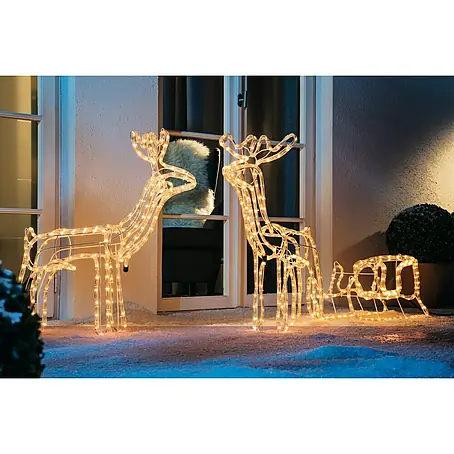 Tween Light  LED-Lichtschlauch Rentier mit Schlitten