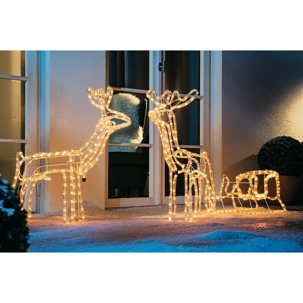 Tween Light LED-Lichtschlauch Rentier mit Schlitten