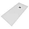 Plato de ducha Liso (L x An: 80 x 120 cm, Material compuesto, Blanco) | BAUHAUS