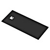 Plato de ducha Liso (L x An: 80 x 120 cm, Material compuesto, Negro) | BAUHAUS
