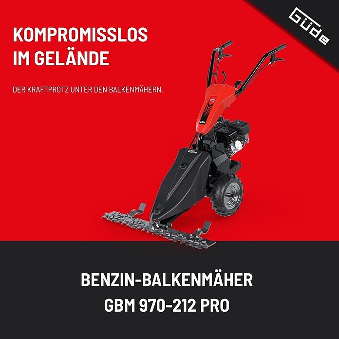 Güde Frontbalkenmäher GBM 970-212 Pro () | BAUHAUS