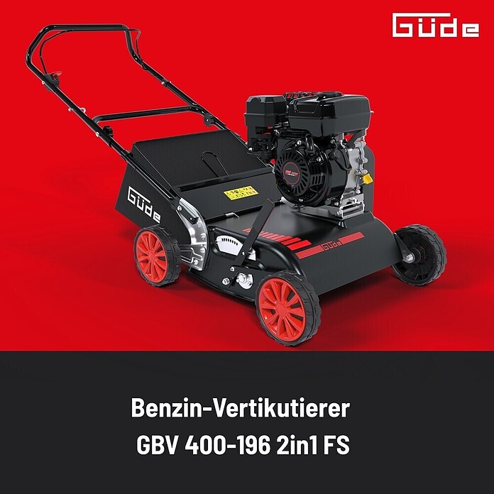Güde Benzin-Vertikutierer-Lüfter 400-196 2in1 FS (3,6 l, Arbeitsbreite: 40 cm) | BAUHAUS