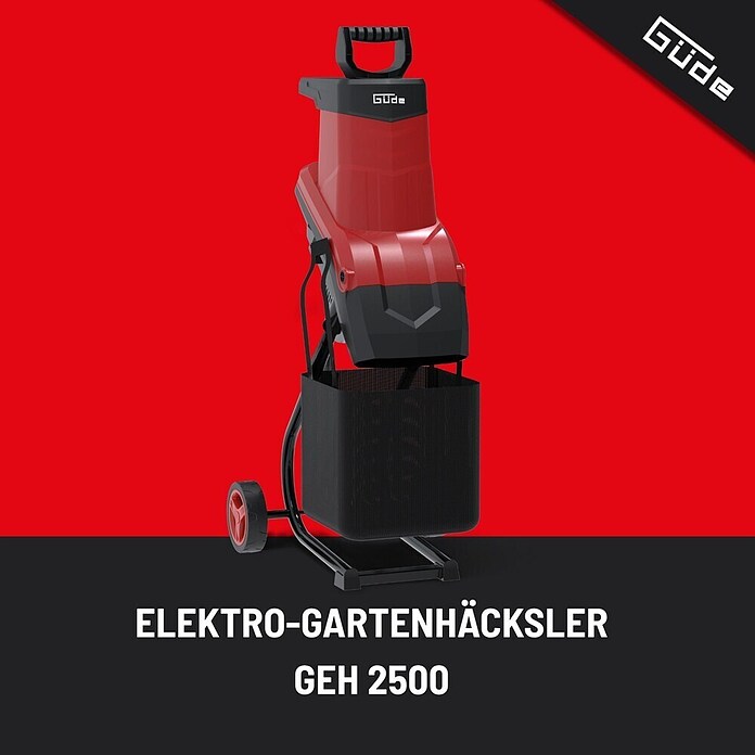 Güde Elektro-Messerhäcksler GEH 2500 (Max. Aststärke: 4,5 cm) | BAUHAUS