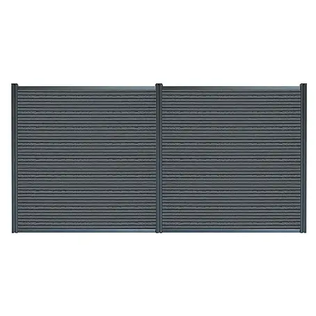 Home Deluxe  Sichtschutzelement CALLADO PREMIUM - Höhe: 185 cm, Ausführung: 2 x Element + 3 x Pfosten