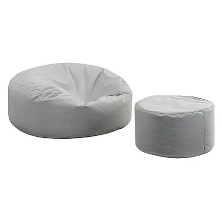 Home Deluxe  Gartenhocker CLOUD Pouf Hocker-Set