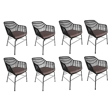 Home Deluxe  Gartenstuhl TARA - 8er Set