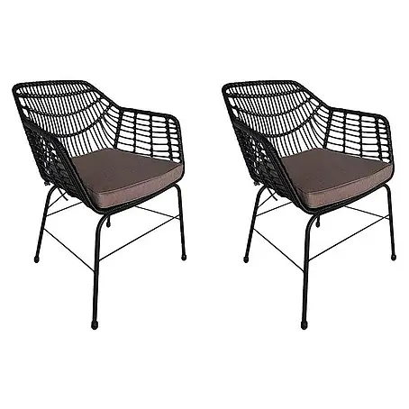 Home Deluxe  Gartenstuhl TARA - 2er Set