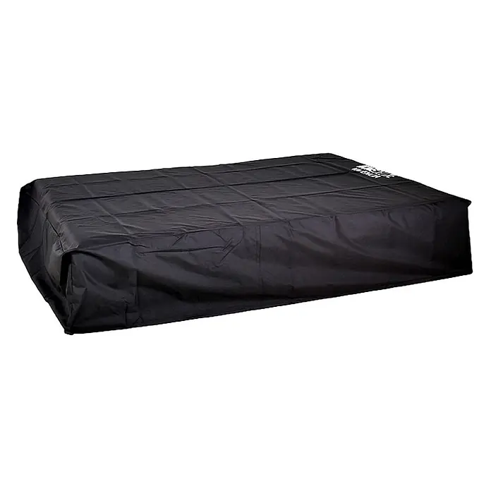 Home Deluxe Gartenliege Regenabdeckung CAPE VALENCIA - Schwarz, Kunststoff - Schwarze rechteckige Stoffabdeckung zum Schutz.