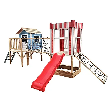 Home Deluxe  Kinderspielturm WUNDERLAND inkl. Rutsche