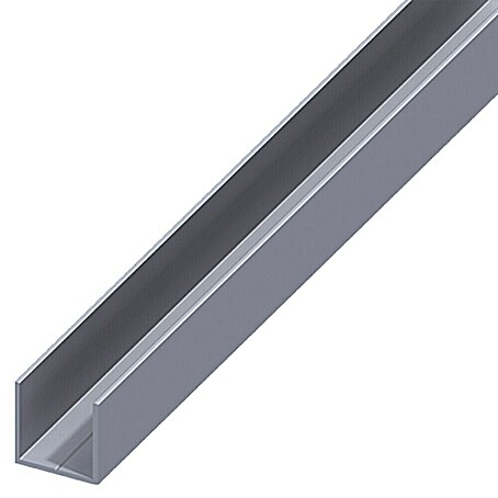 Kantoflex U-Profil (1 000 x 7,5 x 7,5 mm, Stärke: 1 mm, Grau)