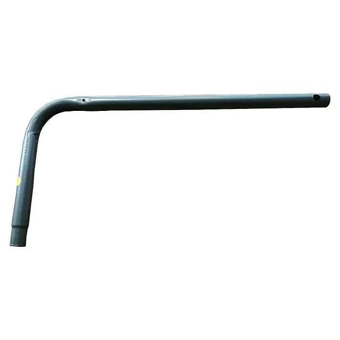 Ersatzbein Vorne rechts - Passend für: Grillstar Smoker Missouri - Gebogener Metallrahmen in Grau, ideal für Möbelbau oder DIY-Projekte. Robust und vielseitig einsetzbar.