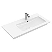 Villeroy & Boch Venticello Einbauwaschbecken (100 x 50 cm, Ohne Beschichtung, Becken rechts, Weiß)