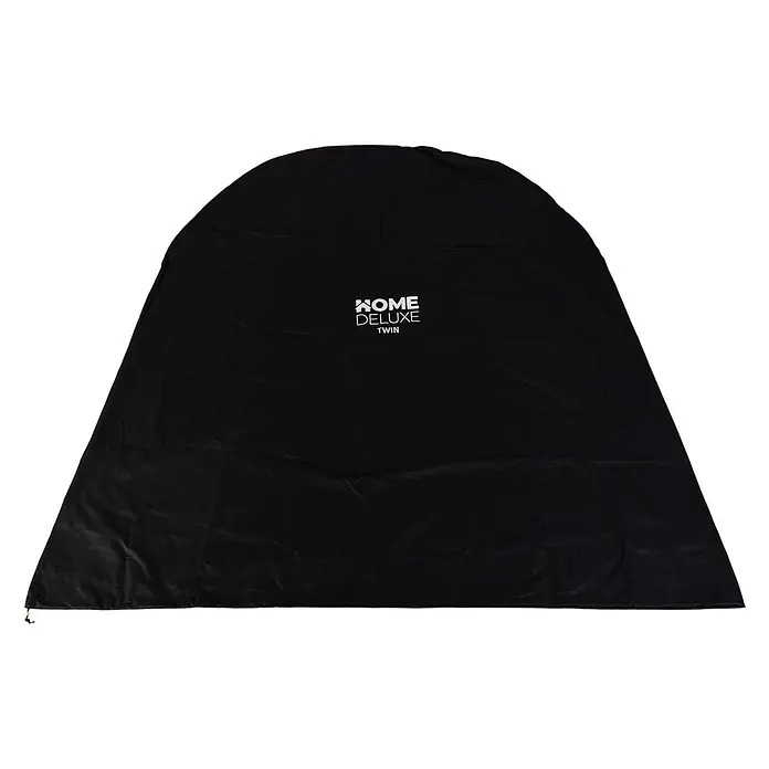 Home Deluxe Hängesessel Regenabdeckung CAPE TWIN - Kunststoff, Schwarz - Schwarze HOME DELUXE TWIN Schutzhülle, oben abgerundet.