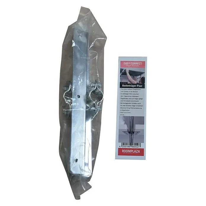 Easy Connect Regalbodenträger - Passend für: Easy Connect Regalsystem, 2 Stk. - Regal-Bausatz "Easy Connect" mit Bodenträger-Paar zur einfachen Montage von Regalböden. Flexibel einsetzbar mit Schellen. Maximale Flächenbelastung 15 kg.
