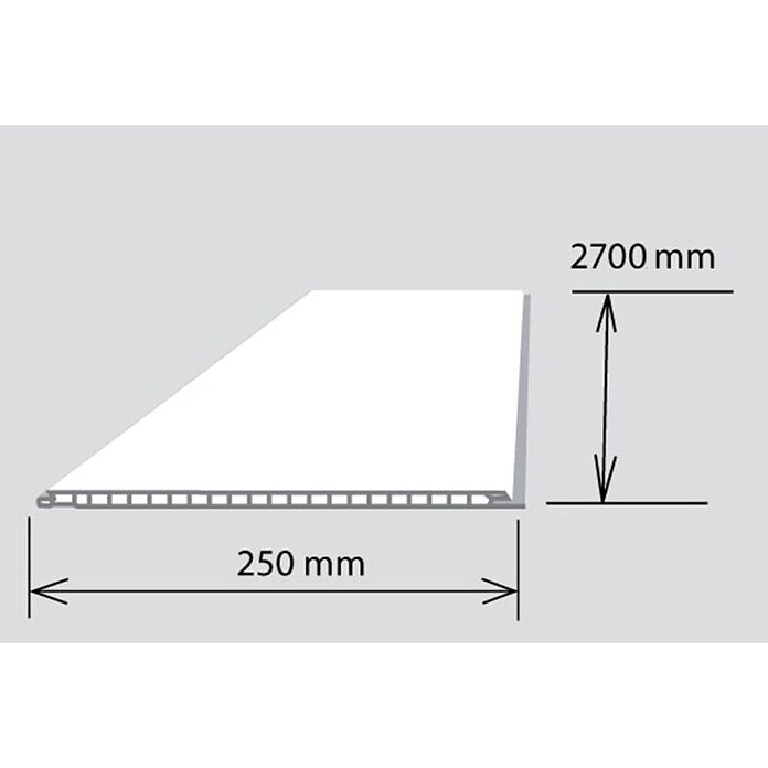Zidni paneli Maxidecor  (Širina: 25 cm, Visina: 270 cm) | BAUHAUS