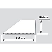 Zidni paneli Maxidecor  (Širina: 25 cm, Visina: 270 cm) | BAUHAUS