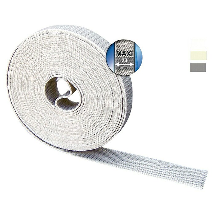 Schellenberg Rollladengurt (Grau, Länge: 50 m, Gurtbreite: 23 mm)