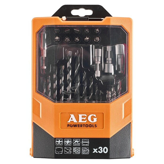 AEG Powertools Taladro atornillador percutor de batería (18 V, 2 baterías, 2 Ah, Número de revoluciones de marcha en vacío: 0 r.p.m. - 1.800 r.p.m.)