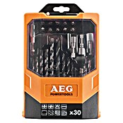 AEG Powertools Taladro atornillador percutor de batería (18 V, 2 baterías, 2 Ah, Número de revoluciones de marcha en vacío: 0 r.p.m. - 1.800 r.p.m.)