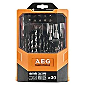 AEG Powertools Taladro atornillador percutor de batería (18 V, 2 baterías, 2 Ah, Número de revoluciones de marcha en vacío: 0 r.p.m. - 1.800 r.p.m.)