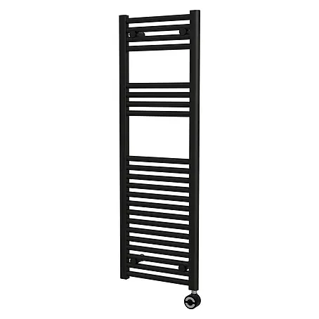 Interpromo  Elektro-Badheizkörper Sonora 40 x 120 cm 400 W, Schwarz Matt inkl. Heizstab
