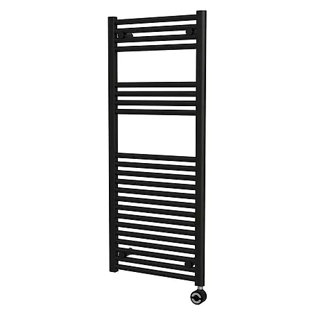 Interpromo  Elektro-Badheizkörper Sonora 60 x 140 cm 600 W, Schwarz Matt inkl. Heizstab