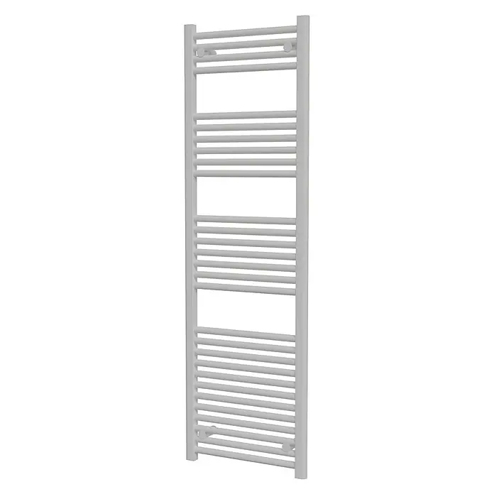 Interpromo Badheizkörper Sonora 60x140cm Weiß - Handtuchheizkörper Heizkörper Bad mit Wandmontage - Alpinweiß - Weißer Metall-Handtuchwärmer mit horizontalen Stangen zum Trocknen und Heizen von Handtüchern.