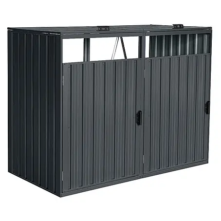 Home Deluxe  Mülltonnenbox CUBO - 2x 240L
