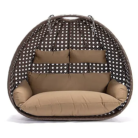 Home Deluxe  Hängesessel TWIN Korb inkl. Kissen