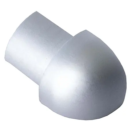 Dalsys  Viertelkreis-Profil 8mm Außeneck Fliesenschiene Aluminium Silber matt