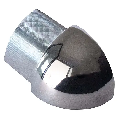 Dalsys  Viertelkreis-Profil 10mm Außeneck Fliesenschiene Edelstahl Poliert