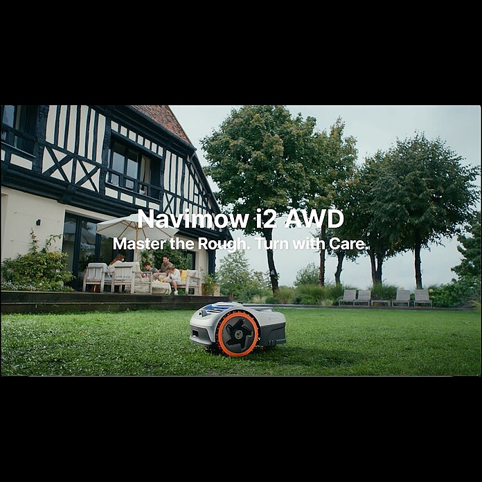 Segway Robotmaaierset Navimow I206E AWD + Gratis Garage (600 m², Snijbreedte: 18 cm, Satellietnavigatie, GPS) | BAUHAUS