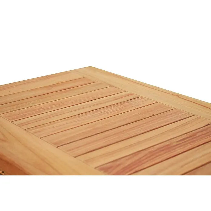 Kai Wiechmann Garten-Stehtisch - L x B x H: 100 x 38 x 88 cm, Teakholz, Rechteckig, Braun - Teakholz-Tischoberfläche mit parallelen Latten.