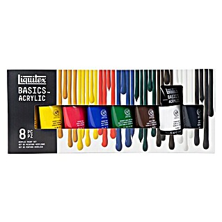 Liquitex Basics Acrylverfset (Basic colours, 8 st. x 75 ml, Tube)