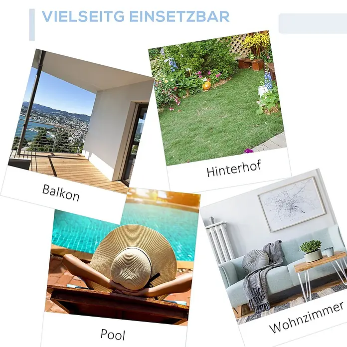 Outsunny Garten-Schaukelstuhl mit abnehmbarem Bezug - 1 Stk., PE Polyrattan, Grau - Vielseitige Produktanwendung für verschiedene Umgebungen: Balkon, Hinterhof, Pool und Wohnzimmer.