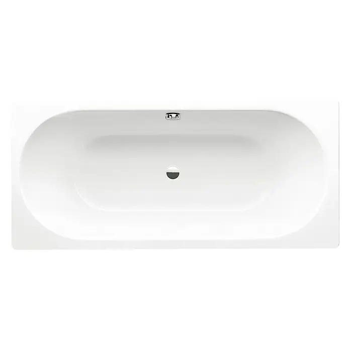 Kaldewei Badewanne Classic Duo 109 - 180 x 75 cm, Stahl-Email, Alpinweiß - Hochauflösendes Bild einer Badewanne.