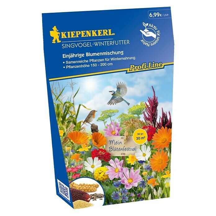 Kiepenkerl Profi-Line Wildblumensamen Singvogel Winterfutte (30 m²) | BAUHAUS