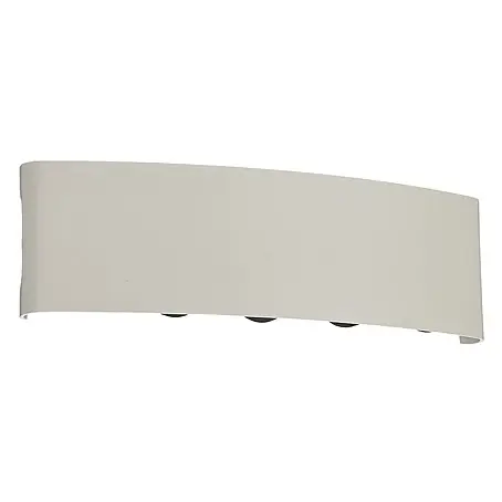 Lindby LED Wandleuchte aussen in weiß, Aussenlampe Wand