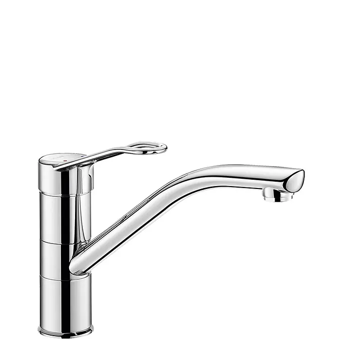 Delabie Spültischarmatur Delabie -  - Glänzende Chrom-Einhebelarmatur.