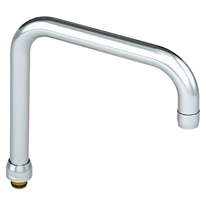 Delabie Spültischarmatur Delabie -  - Verchromter, abgewinkelter Wasserhahn-Auslauf.