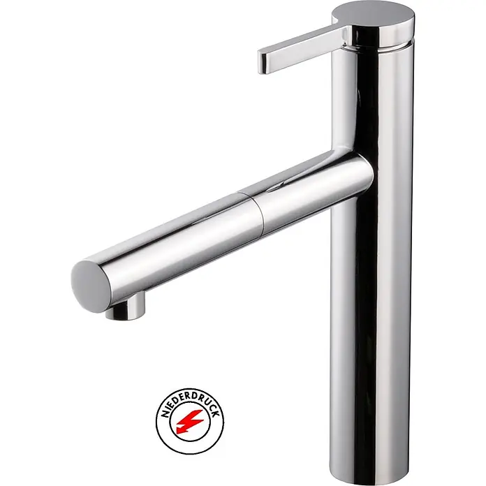 Beitz & Walz Spültischarmatur Beitz & Walz - Chrom - Verchromter Küchenarmatur für Niederdrucksysteme.