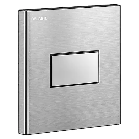Delabie  Betätigungsplatte Delabie Urinalspüler TEMPOFLUX UP Edst. satiniert 7 Sek. Set 2/2