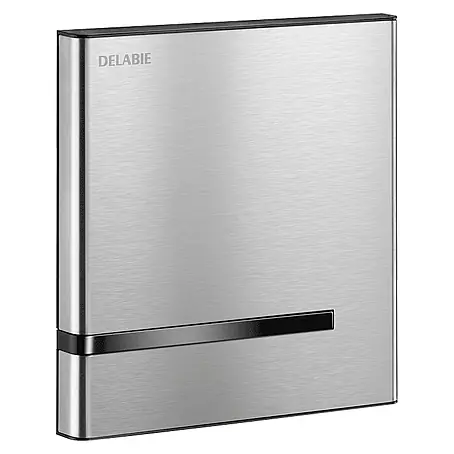 Delabie  Betätigungsplatte Delabie Urinalspüler TEMPOMATIC 4 UP Edst satiniert 230/6V Set 2/2
