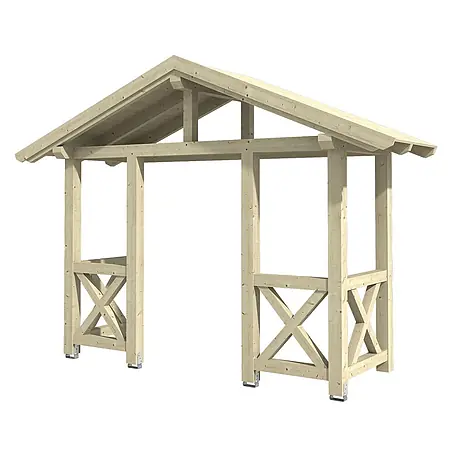 SKAN HOLZ  Giebelvordach Stralsund 5