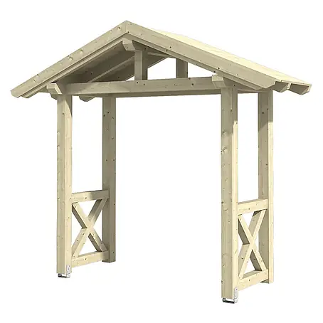 SKAN HOLZ  Giebelvordach Stralsund 4