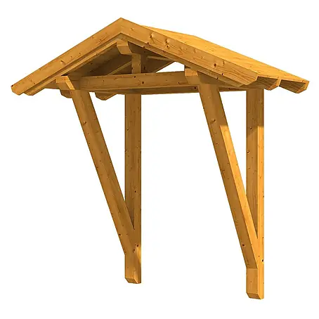 SKAN HOLZ  Giebelvordach Siegen 2