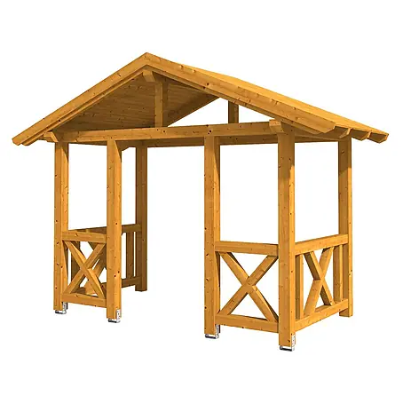 SKAN HOLZ  Giebelvordach Stralsund 7