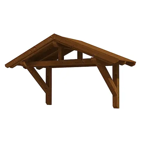 SKAN HOLZ  Giebelvordach Stralsund 1