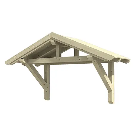 SKAN HOLZ  Giebelvordach Stralsund 1